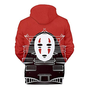 Anime Spirited Away Hoodies - Unisex 3D Hooded Pullover Sweatshirt