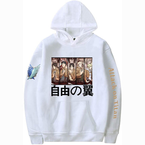 Image of Attack On Titan Unisex Hoodies Men Women Cosplay Hoodie Casual Long Sleeve Sweatshirt