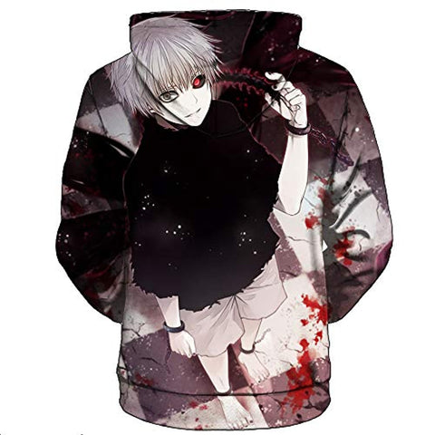 Image of Unisex Tokyo Ghoul Hoodie Outwear Jacket