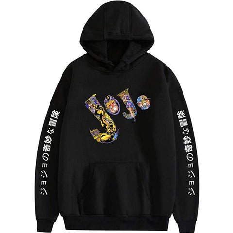 Image of JoJo's Bizarre Adventure Hooded Sweatshirt Pullover - Unisex Costume Tracksuit