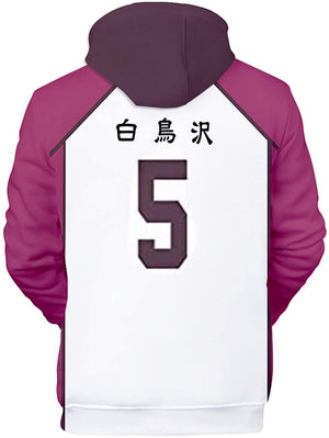 Anime Haikyuu Hoodies -Long Sleeve Cosplay Pullover Sweatshirt