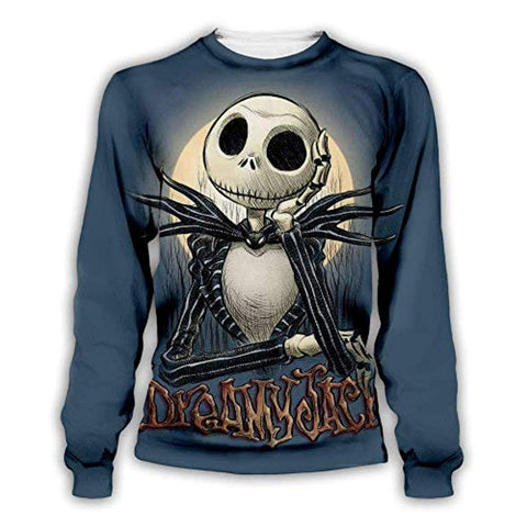 Image of The Nightmare Before Christmas Unisex 3D Print Pullover
