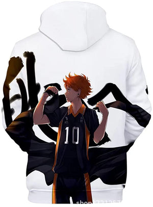 Anime Haikyuu Hoodie - Hinata Shoyo Unisex Hooded Sweatshirt