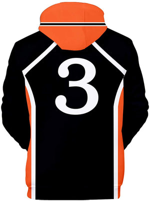 Anime Haikyuu Hoodies -Long Sleeve Cosplay Pullover Sweatshirt