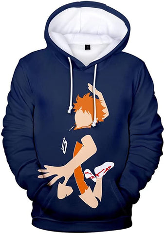 Image of Anime Haikyuu Hoodie - Shoyo Hinata Unisex Hooded Sweatshirt