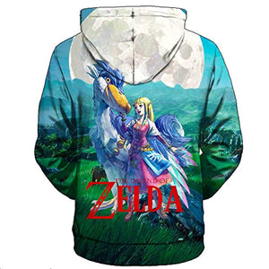 The Legend of Zelda Hoodie - 3D Print Hooded Pullover