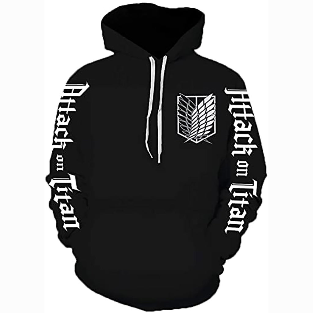 Unisex Attack on Titan hoodie Levi Ackerman Anime hoodie 3D Print Sweatshirt