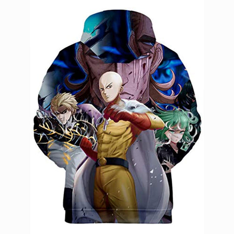 Image of Anime One Punch Man Hoodies - Saitama Characters 3D Print Pullover Hoodie