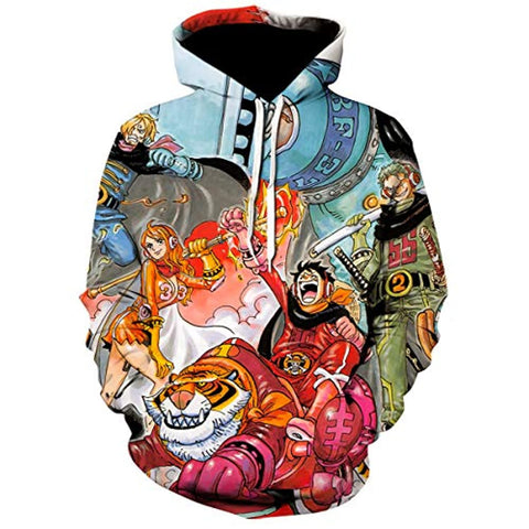 Image of One Piece Unisex Anime 3D Printed Hoodie
