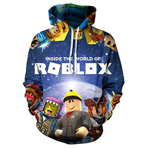 Image of Roblox Hooded Sweatshirts Pullover Hoodie