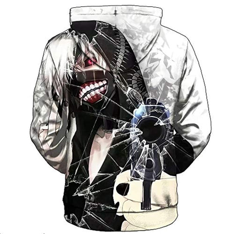 Image of Unisex Tokyo Ghoul Hoodie Outwear Jacket