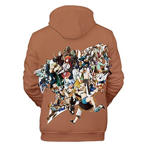 Anime Fairy Tail Natsu Dragneel Hoodie - Hoody Pullovers Sweatshirt Jacket