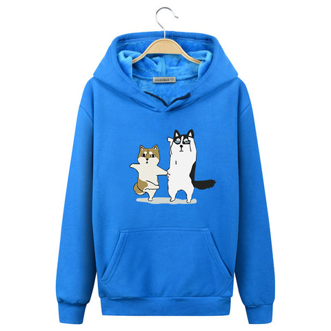 Image of Pet Puppy Hoodies - Solid Color The Puppy Icon Series Funny Fashion Fleece Hoodie