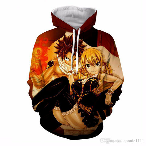 Image of 3D Print Sweatshirt Hoodie Pullover - Fairy Tail Fashion Outwear