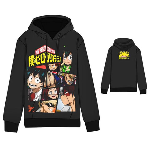 Image of Boku no Hero Academia Midoriya Izuku TODOROKI SHOTO Hoodie My Hero Academia Jacket Casual Hoodie