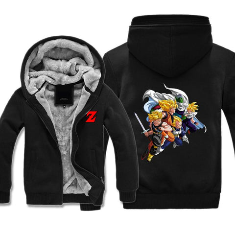 Image of Dragon Ball Z  Fleece Jackets - Warriors Jackets