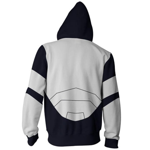 Image of 3D Printed Monoma Neito Hoodie - My Hero Academia Zip Hooded Sweatshirts