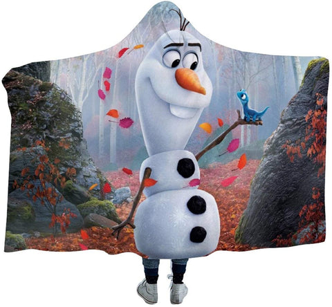 Image of Olaf Throw Hooded Blanket