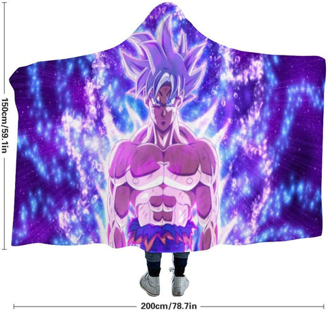 Image of Ultra Instinct Wearable Throw Hooded Blanket