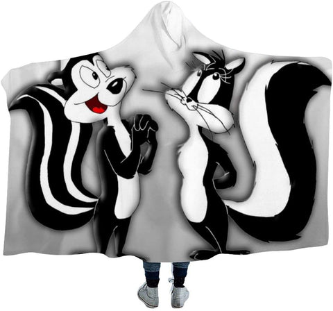 Image of Pepe Le Pew Hooded Blanket
