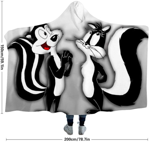 Image of Pepe Le Pew Hooded Blanket