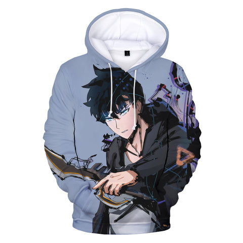 Image of Anime Solo Leveling Sung Jin Woo 3D Printed Hoodies Sweatshirts