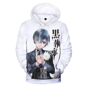 Black Butler 3D Print Hoodie - Anime Fashion Sweatshirt