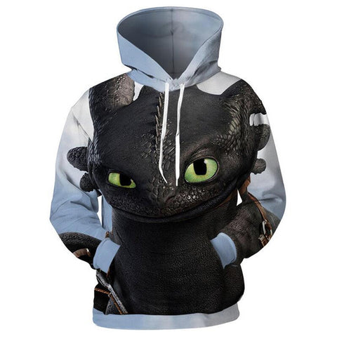 Image of How To Train Your Dragon Hoodies - 3D Print Pullovers Sweatshirts