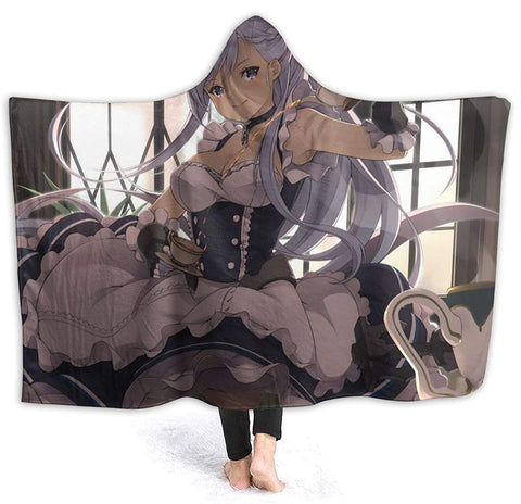 Image of Anime Azur Lane Flannel Hooded Blanket - Throw Blanket