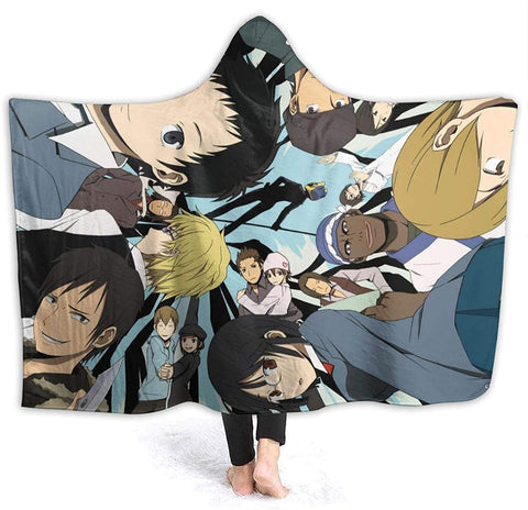 Image of Anime Durarara!! Fleece Flannel Warm Throw Hooded Blanket