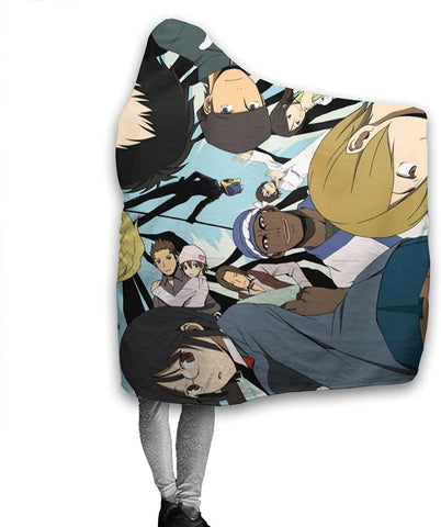 Image of Anime Durarara!! Fleece Flannel Warm Throw Hooded Blanket