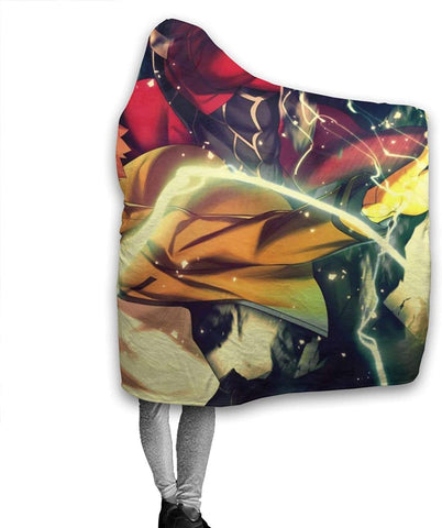 Image of Fatezero Hooded Blankets - Anime Fleece Flannel Blankets