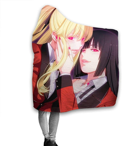 Image of Anime Fire Force Hooded Blanket - Warm Flannel Blanket