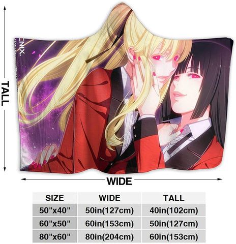 Image of Anime Fire Force Hooded Blanket - Warm Flannel Blanket