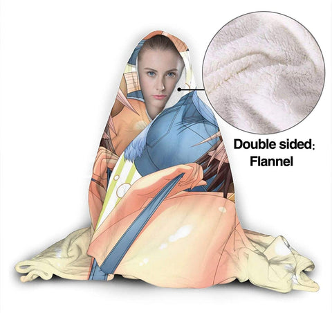 Image of Anime Monster Musume Wrinkle-Resistant Nap Hooded Blanket