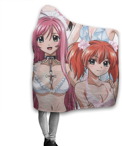 Image of Rosario Vampire Hooded Blanket - Flannel Blanket