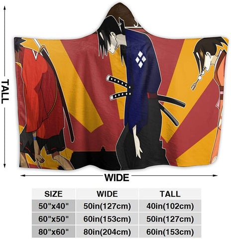 Image of Samurai Champloo Nap Hooded Blanket