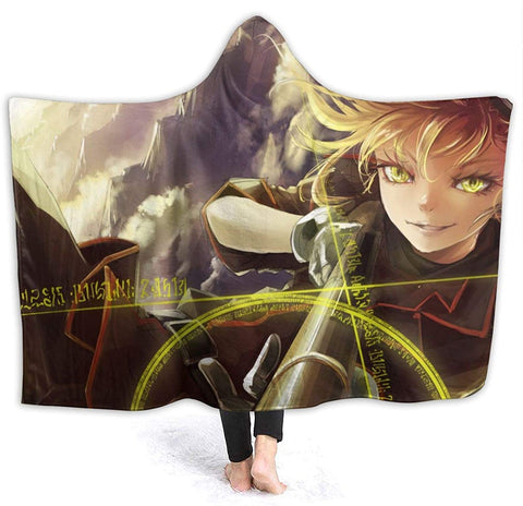 Image of The Saga of Tanya the Evil Flannel Hooded Blanket