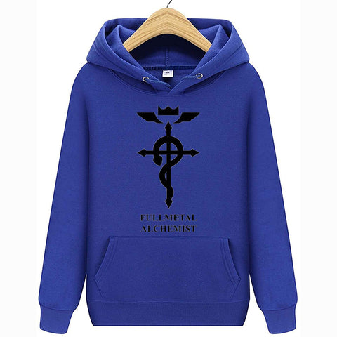 Image of Fullmetal Alchemist Logo Hoodie Sweater for Mens