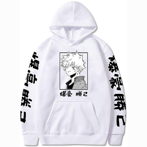 Image of My Anime Hero Academia Bakugou Hoodie Sweatshirts Men Women Pullover Casual Sweatshirts Harajuku Tracksui