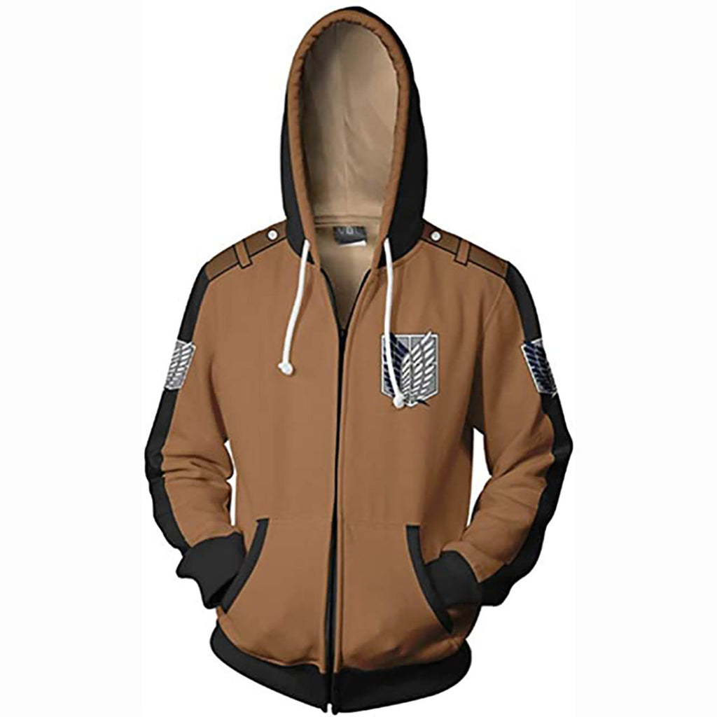Attack on Titan Unisex Collage Pullover Hoodie Sweatshirt Cosplay Costume