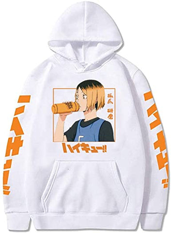 Image of Anime Haikyuu Hoodie - Kozume Kenma Hooded Streetwear Sweatshirt