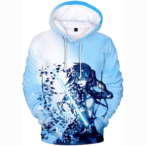 Image of Anime Sword Art Online Hoodie Sweatshirt Jacket Costume Fleeces Adult Cosplay