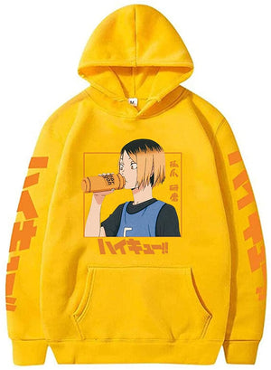 Anime Haikyuu Hoodie - Kozume Kenma Hooded Streetwear Sweatshirt