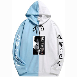 Attack on Titan Hoodies Two Colors Casual Hooded Pullover Sweatshirts for Unisex