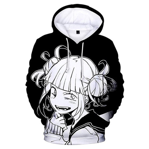 Image of Unisex My Hero Academia Printed Pullover Hoodie Lightweight Sweatshirt