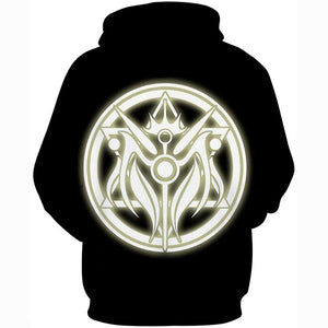 Unisex Fullmetal Alchemist 3D Print Pullover Hoodie Sweatshirt with Front Pocket