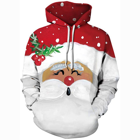 Image of Christmas Hoodies - Funny Santa Pullover Hoodies