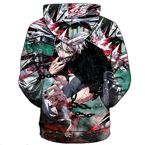 Image of Unisex Tokyo Ghoul Hoodie Outwear Jacket