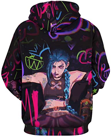 League of Legends Hoodies - Character Jinx Hooded Sweatshirts